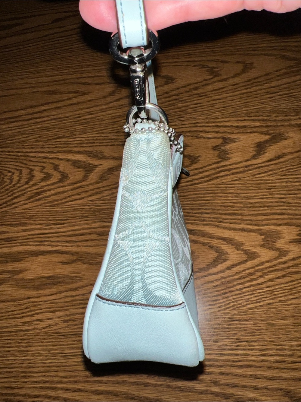 Coach Signature Demi Mini Pouch Bag Vintage - Picture 5 of 12
